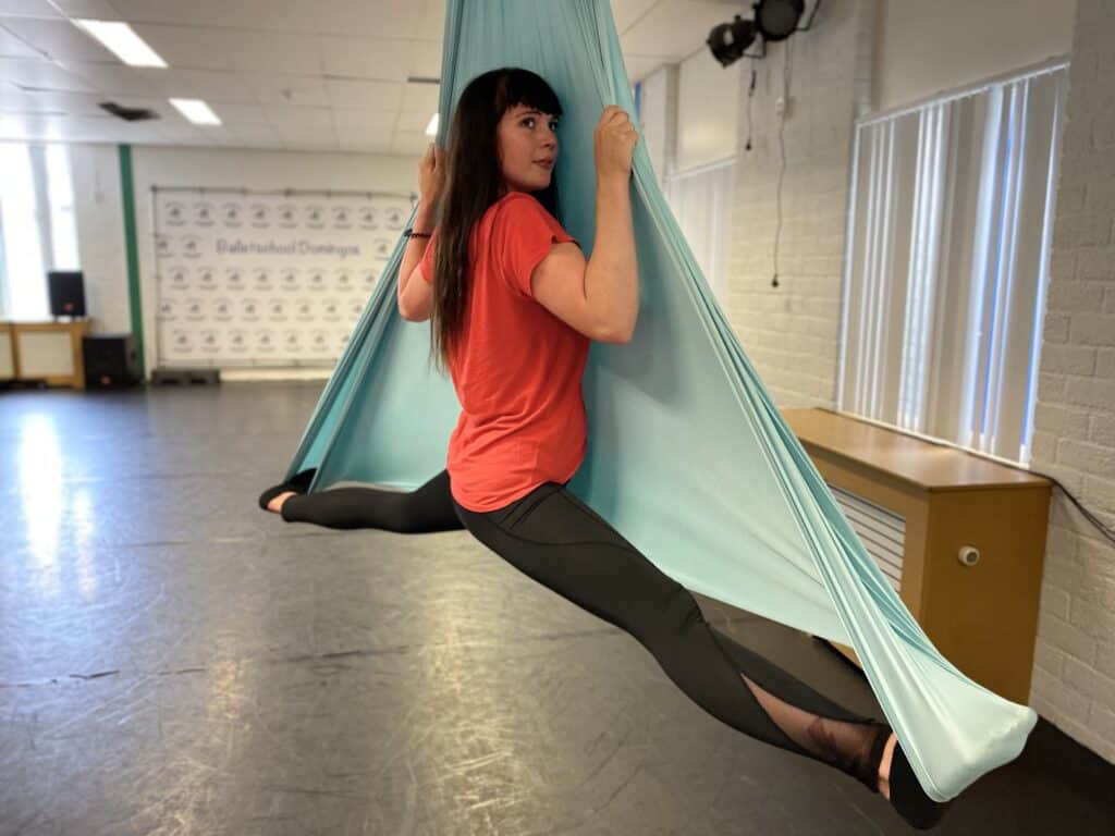 Aerial Yoga Split